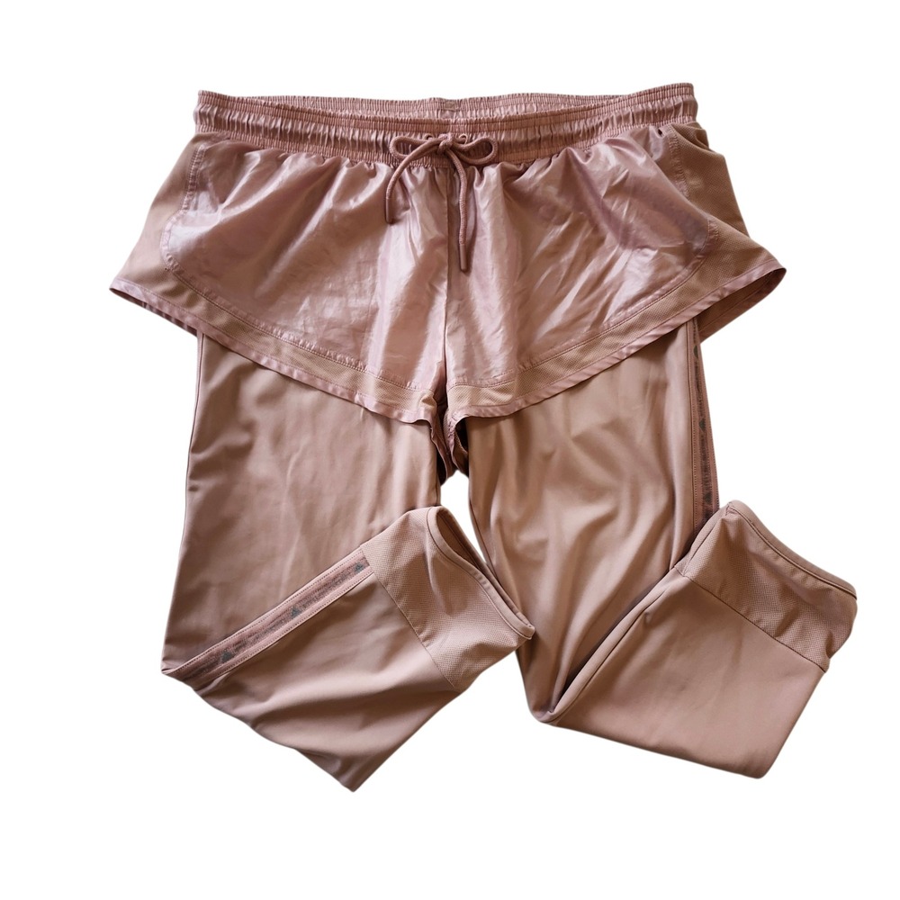 Adidas Stella McCartney Parley Short Over Tights Leggings Pants Pink Women Large